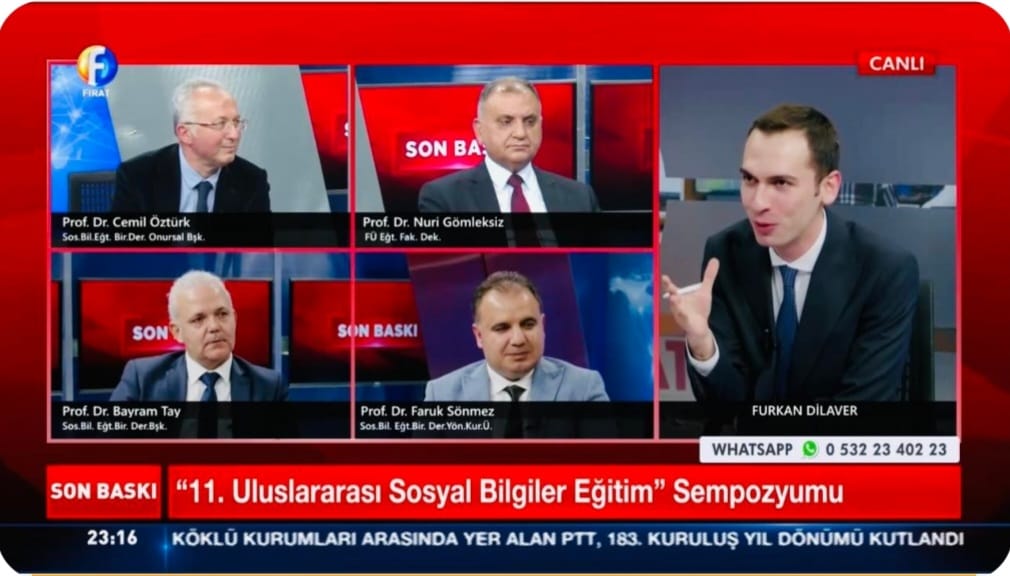 XI. ULUSLARARASI SOSYAL BİLGİLER SEMPOZYUMU  FIRAT ÜNİVERSİTESİ